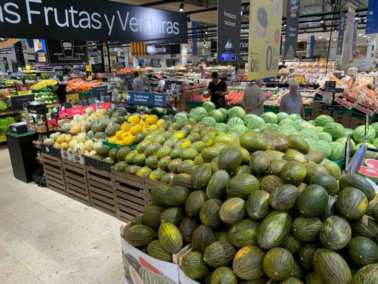 surtido melones en Carrefour